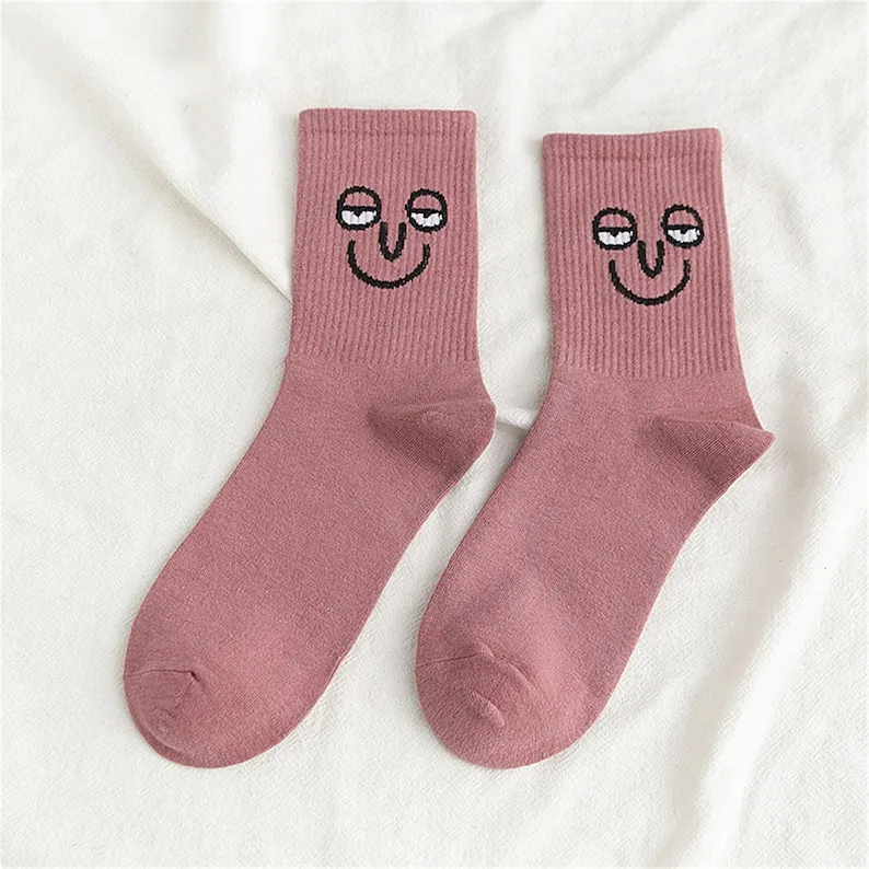 Hot Sale🔥 - Funny Crazy Face Socks (Set of 10)
