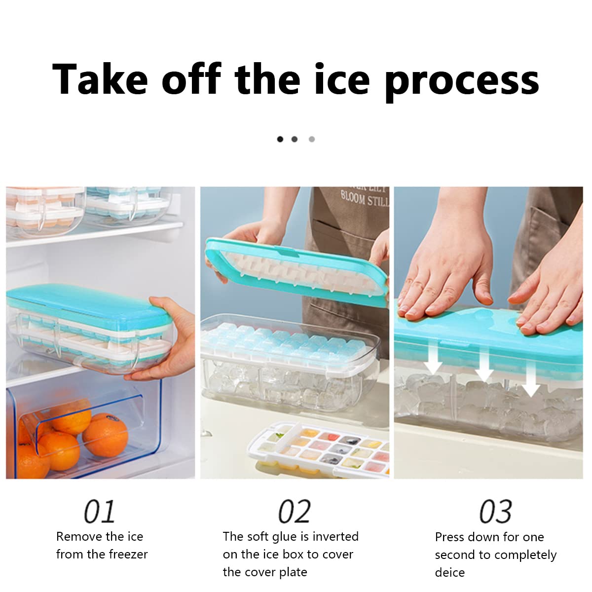 🔥Summer Hot sale🔥-Press type Ice Cube Maker-EchoDecor