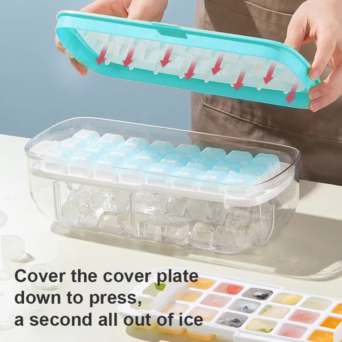 🔥Summer Hot sale🔥-Press type Ice Cube Maker-EchoDecor