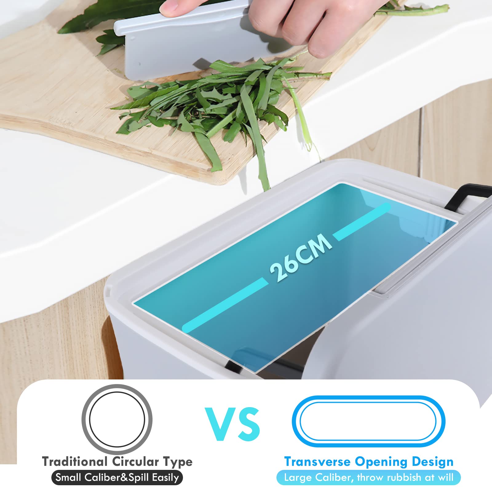 Hanging Kitchen Bin with Lid(Buy 2 Free Shipping)-EchoDecor