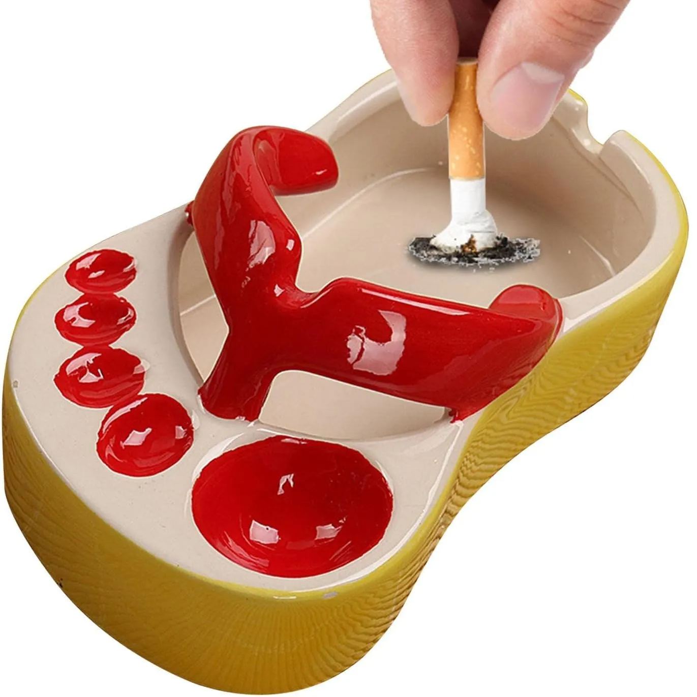 🤣Funny Ceramic Slippers-Mini Fries Plate & Ashtray-EchoDecor