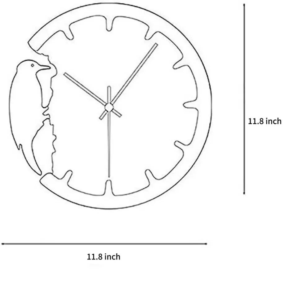 Unique Bird Wall Clock