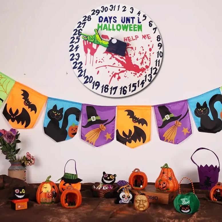 Halloween 31 days wooden countdown