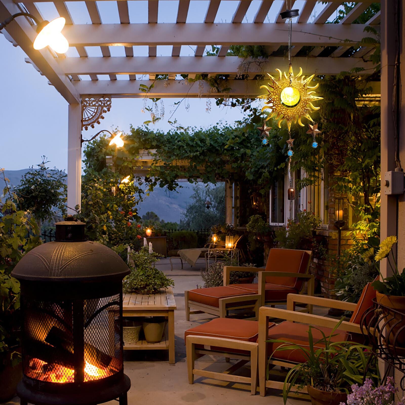 🎇New Arrival - LED Waterproof Solar Wind Chime-EchoDecor