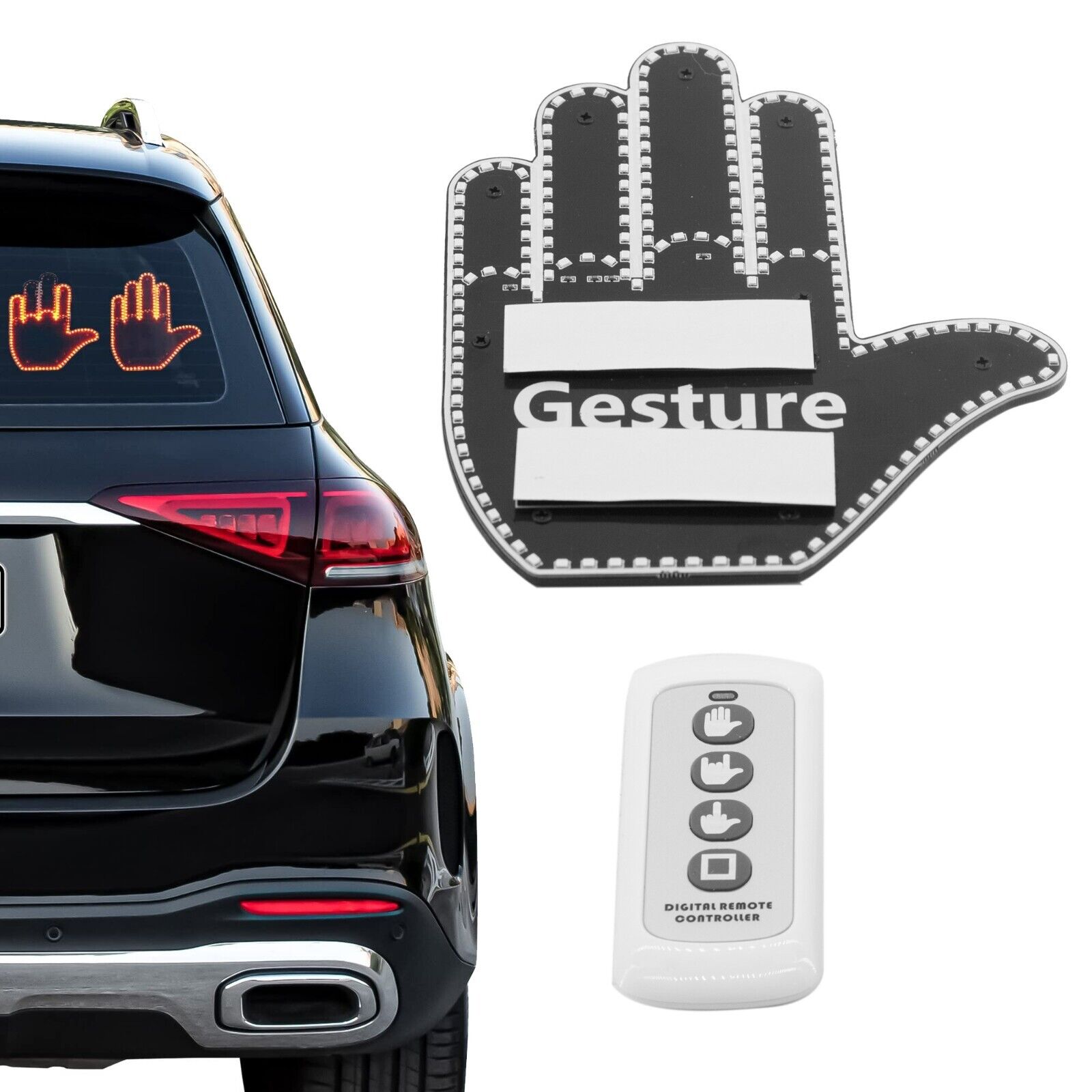 🔥Hot Sale🤣Funny Car Finger Light with Remote-EchoDecor