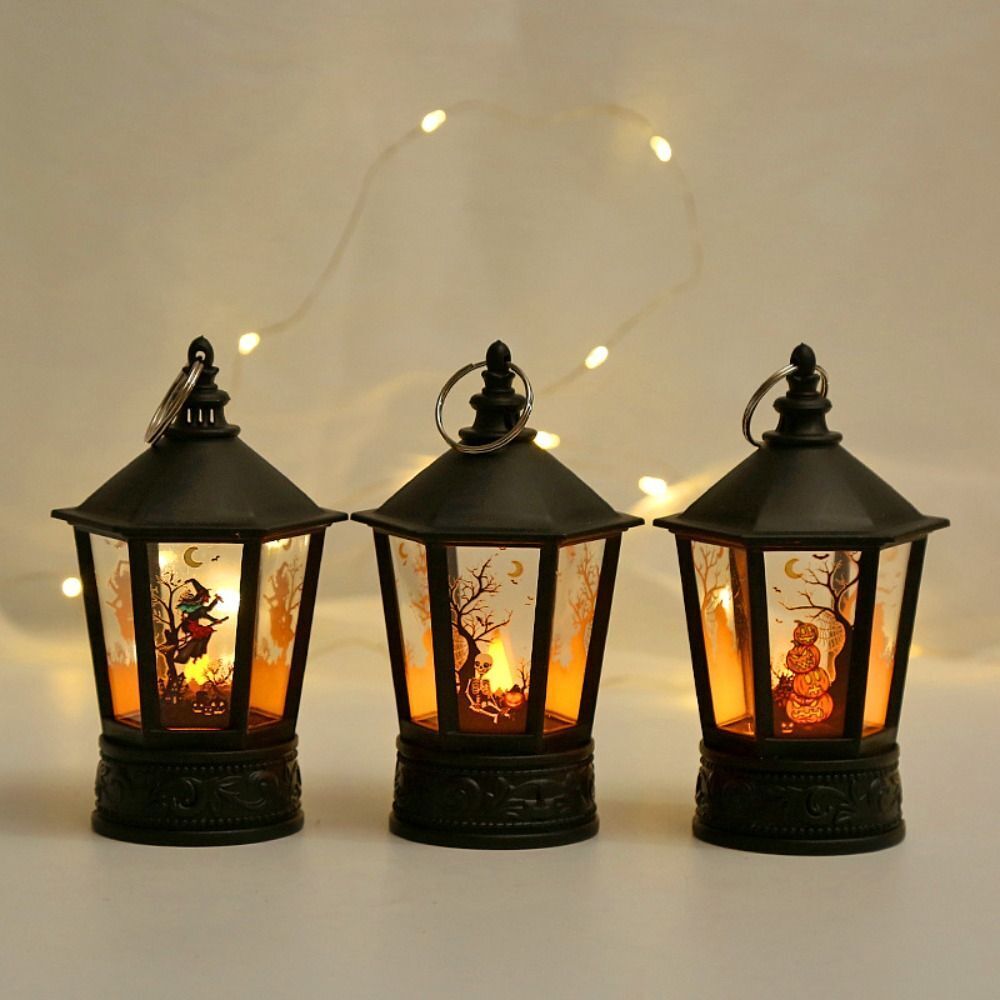 🌈Hanging Led Candle Light Castle Halloween Decorations🎃