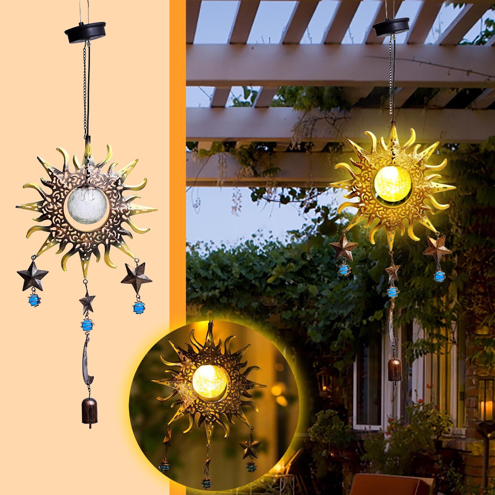 🎇New Arrival - LED Waterproof Solar Wind Chime-EchoDecor
