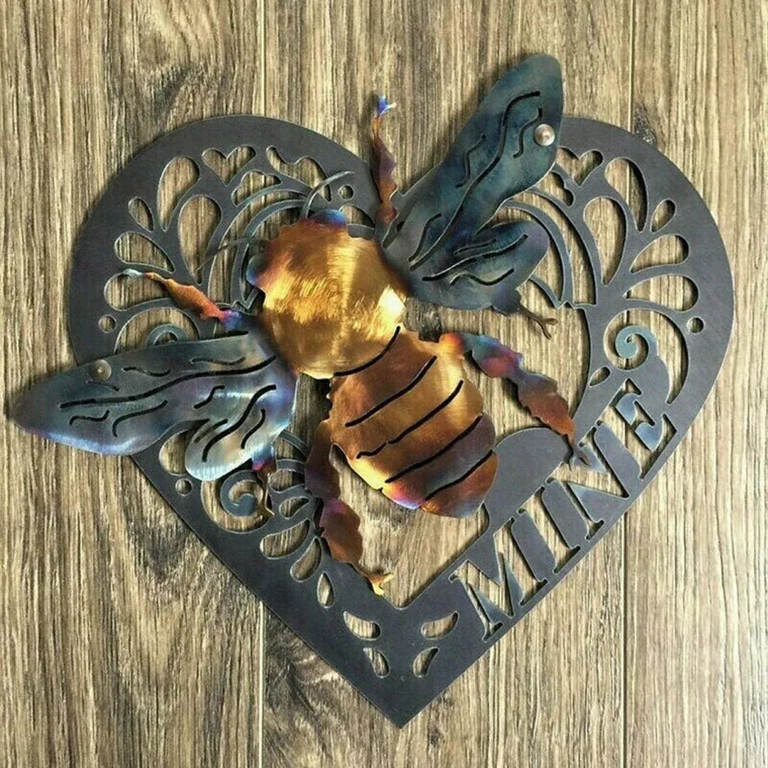 🍯Keeper of the Bees Metal Art 🐝-EchoDecor