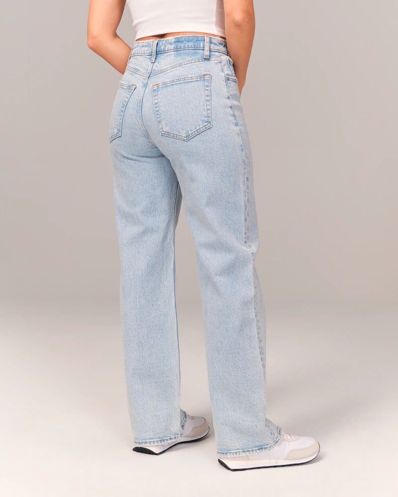 Curve Love High Rise 90s Relaxed Jean(Buy 2 Free Shipping)