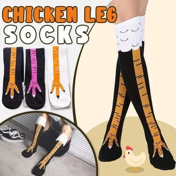 Chicken Legs Socks-Pink Laura