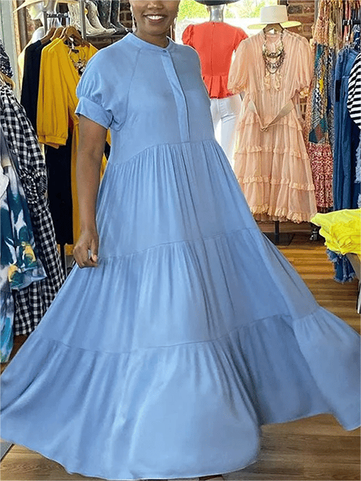 2023 Summer Tiered Midi Dress - Buy 2 Free Shipping