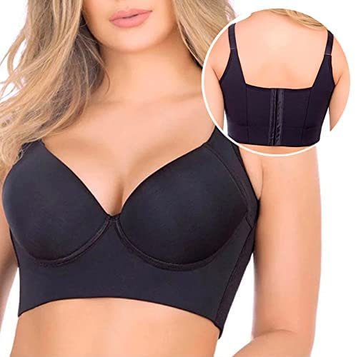  DEEP CUP BRA HIDE BACK FAT WITH SHAPEWEAR-Pink Laura