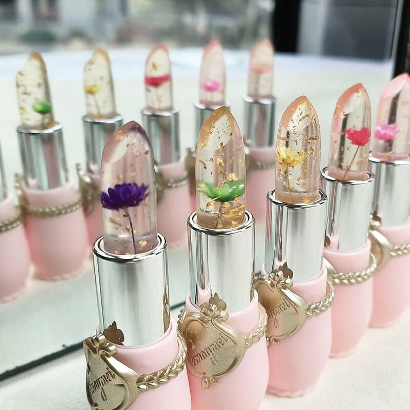 ✨Crystal Jelly Flower Color Changing Lipstick💄 (Buy 2 Get 1 Free)-Pink Laura