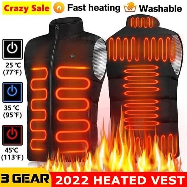🔥Last Day 60% OFF🔥New Unisex Warming Heated Jacket/Vest🧥