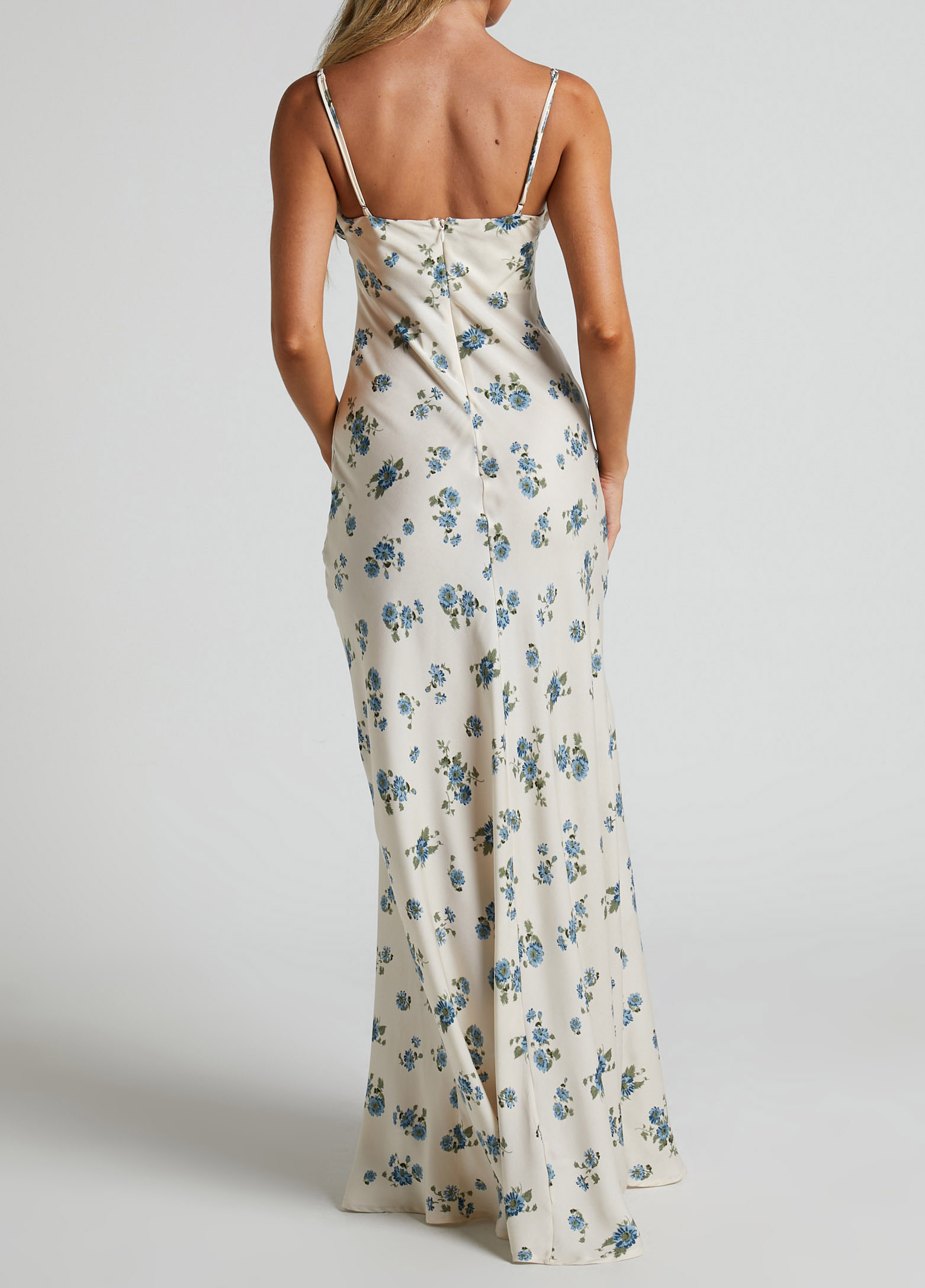 Women Maxi Dress In Cream (Last Day Promotion 50% OFF)-Pink Laura