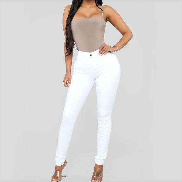  Slimming High Stretch Jeans-Pink Laura