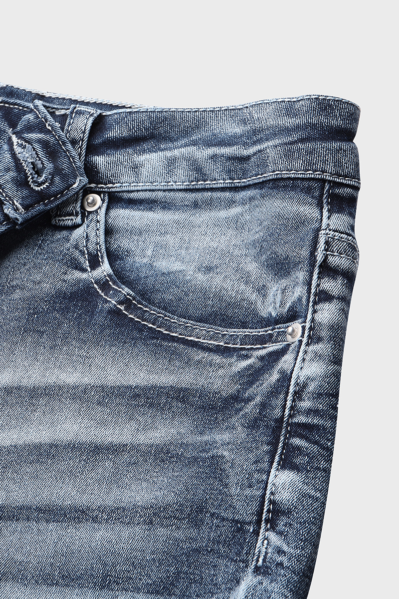 90s Vintage Embroidery Pocket Low Waist Jeans-Pink Laura