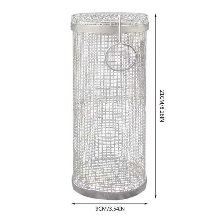 👨‍🍳BBQ Utdoor Grill Net / Barbecue Stainless Steel Wire Mesh Cylinder-Grand Kitchen