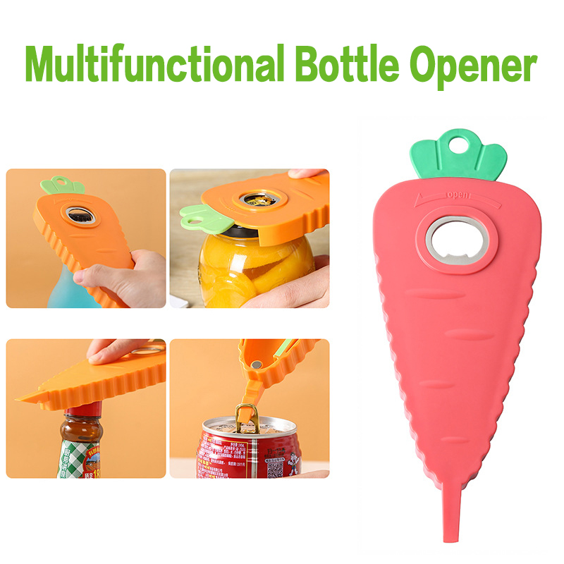 Carrot Multifunctional 4 in 1 Bottle Opener-Grand Kitchen