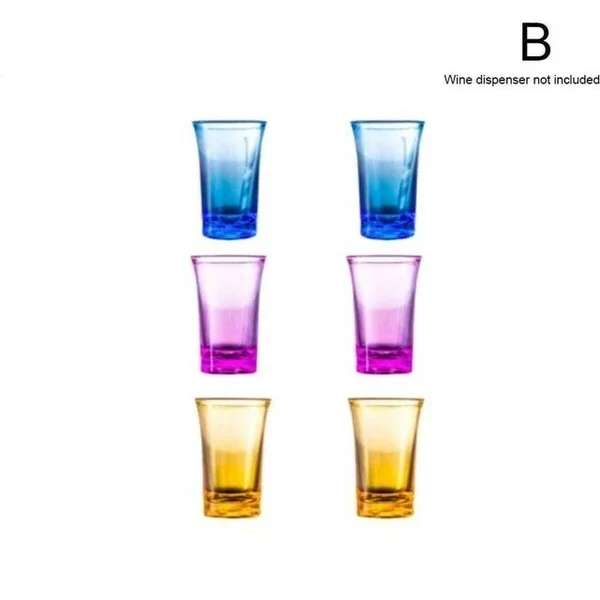 🥂6 Shot Glass Dispenser And Holder-Grand Kitchen