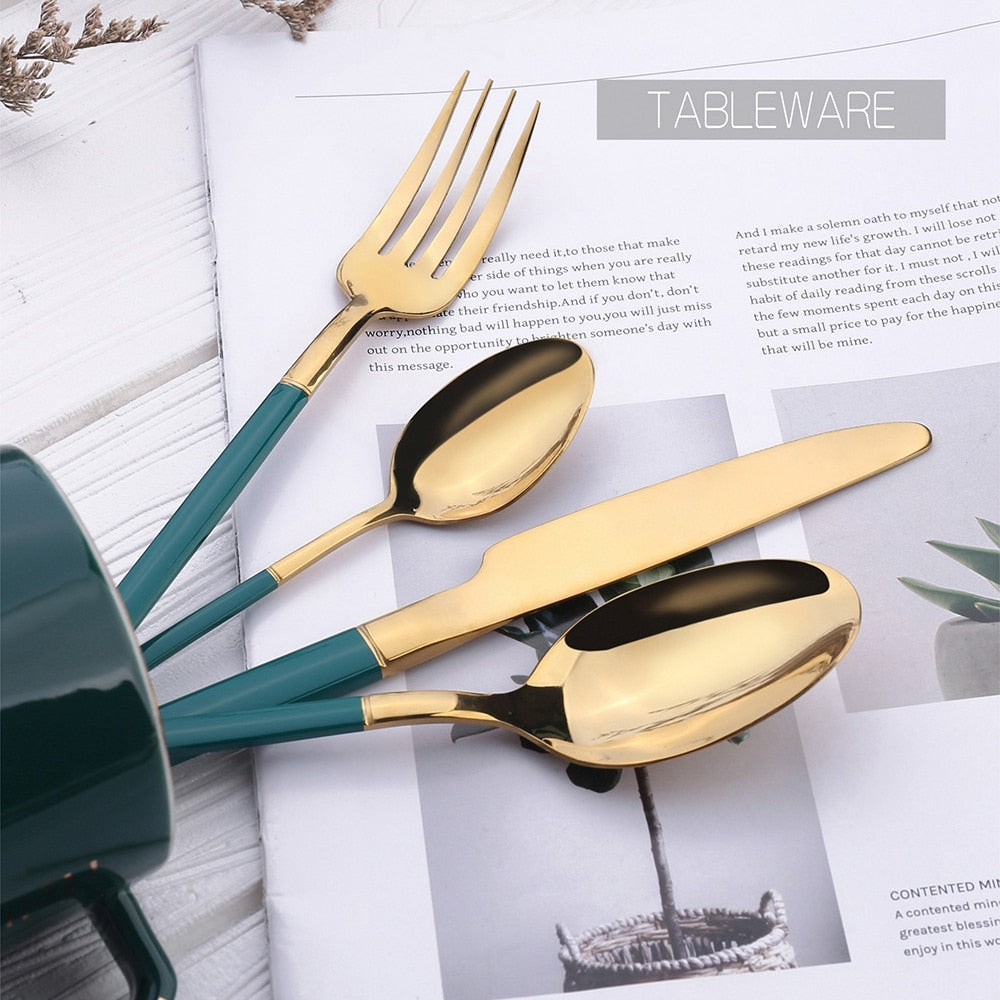 4pcs Nordic Tableware Cutlery Set-Grand Kitchen