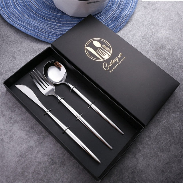 3pcs Silverware Dinnerware Set-Grand Kitchen