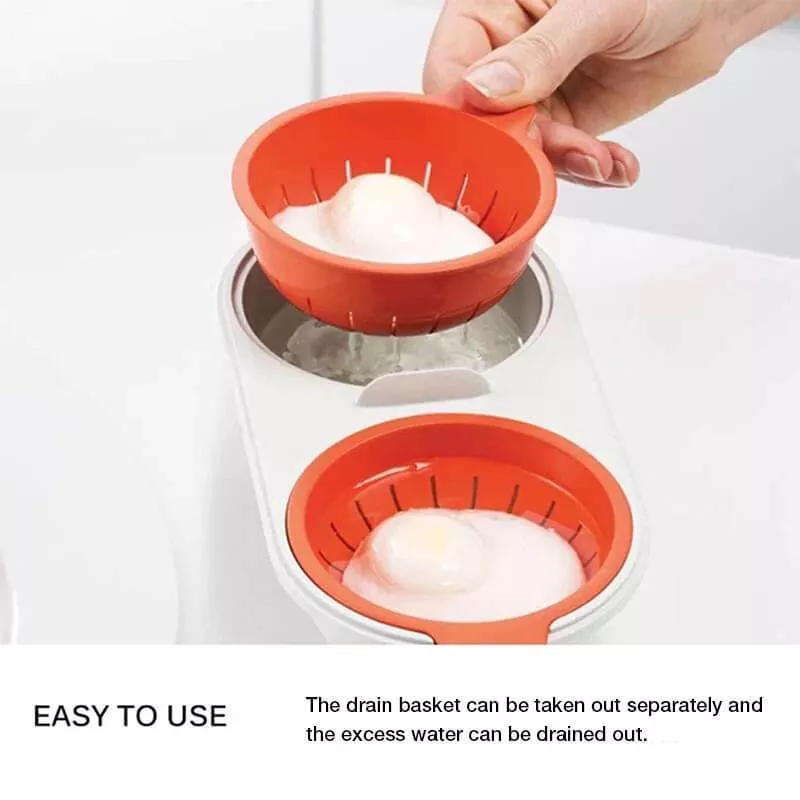 2022 Hot Sale Edible Silicone Drain Egg Boiler-Grand Kitchen