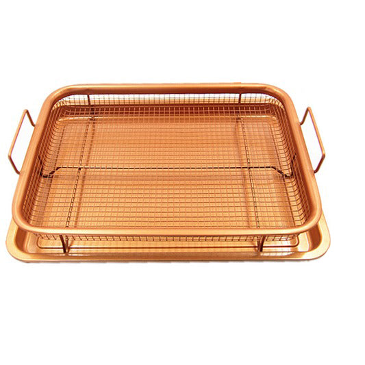Stainless Steel Baking Tray Oil Frying Baking Pan Non-stick Grill-Grand Kitchen