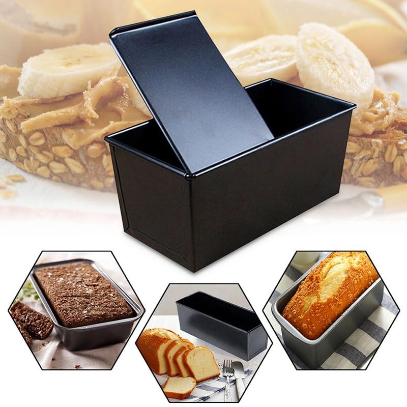 Nonstick Rectangle Bread Loaf Baking Pan With Lid-Grand Kitchen
