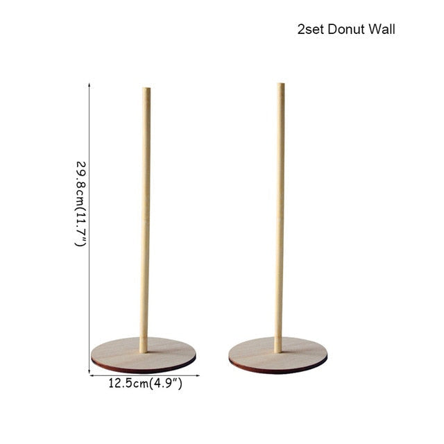 Donuts Wall Wooden Holds Stand-Grand Kitchen