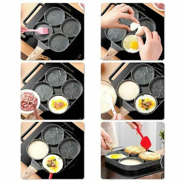 4-hole fried egg burger pan-Grand Kitchen