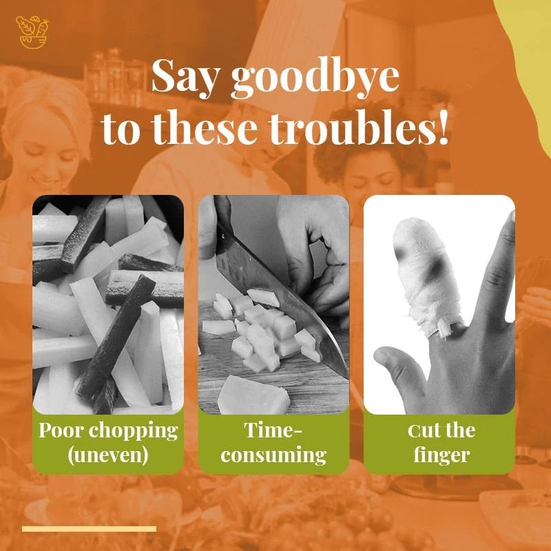 2022 Hot Sale 2-in-1 Vegetable Chopper Dicing & Slitting-Grand Kitchen