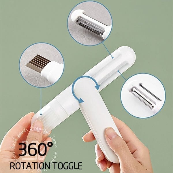 3 in 1 Multifunctional Rotary Paring Knife-Grand Kitchen