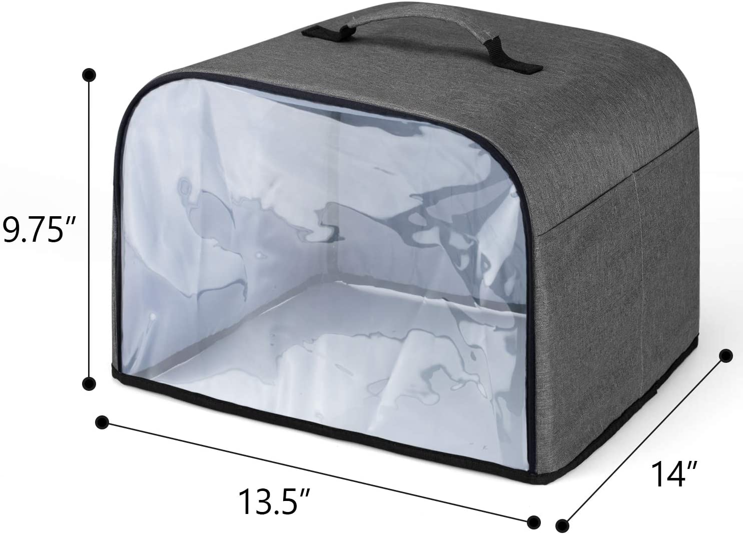 Dust Cover (Clear Front Panel) with Storage Pockets-Grand Kitchen