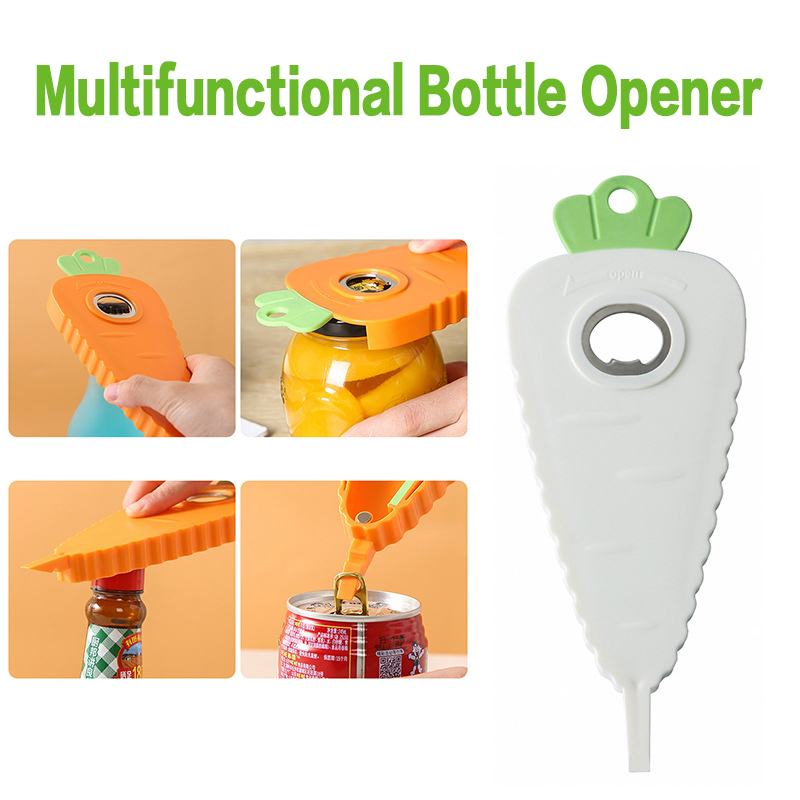 Carrot Multifunctional 4 in 1 Bottle Opener-Grand Kitchen