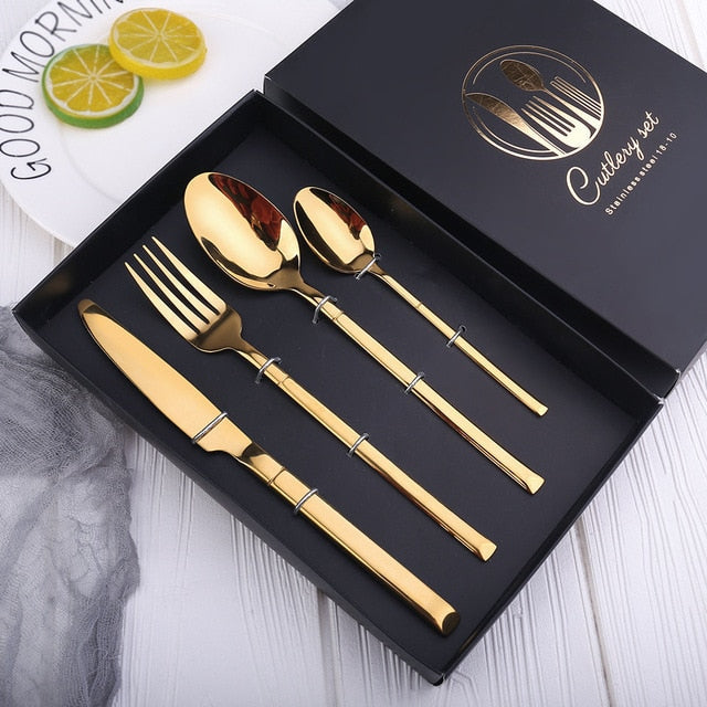 4pcs Nordic Tableware Cutlery Set-Grand Kitchen