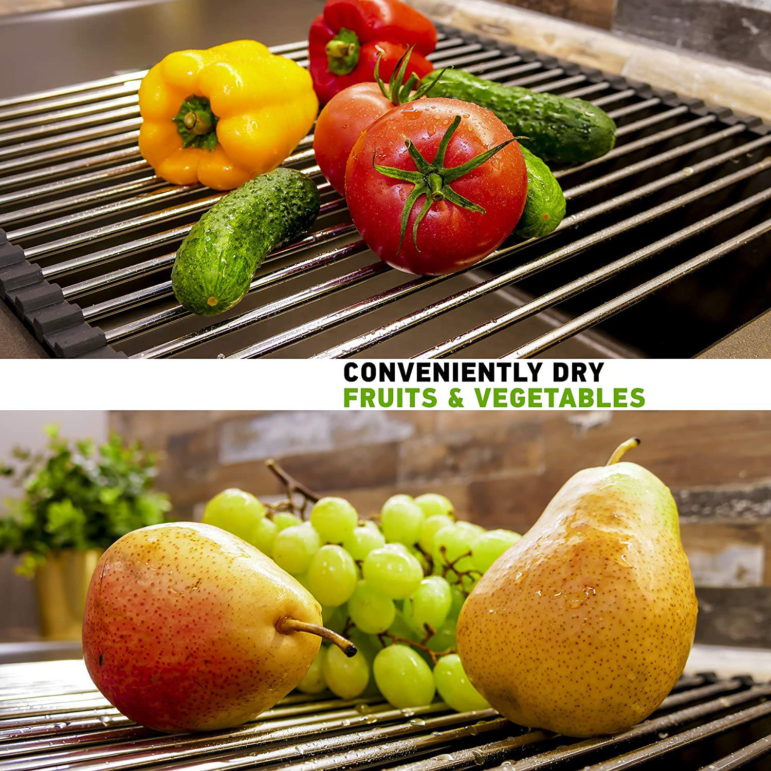 Roll up Dish Drying Rack for Kitchen Sink-Grand Kitchen