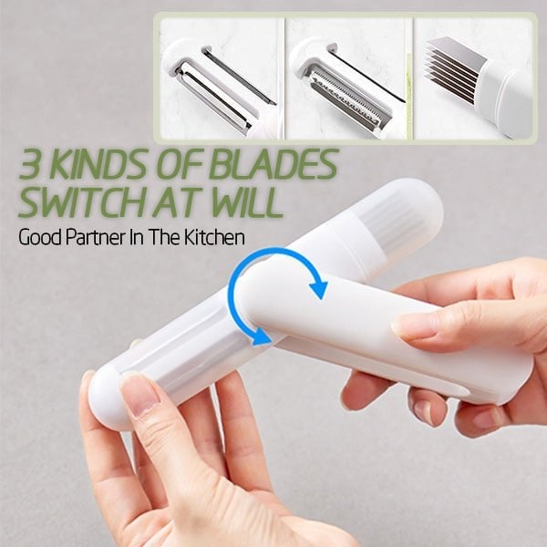 3 in 1 Multifunctional Rotary Paring Knife-Grand Kitchen