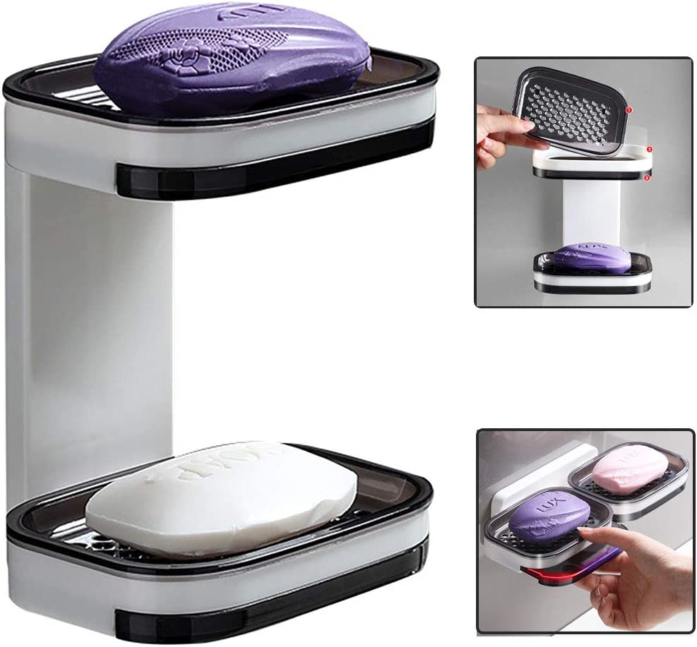 Double Soap Dish with Draining Tray-Grand Kitchen