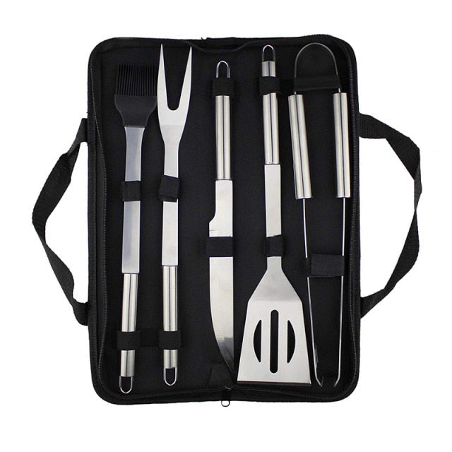 BBQ Grill Tool Set Barbecue Tools Outdoor Camping Cooking Tools Set-Grand Kitchen