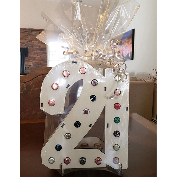 Birthday Mini Liquor Bottle Holder - 21st Birthday-Grand Kitchen
