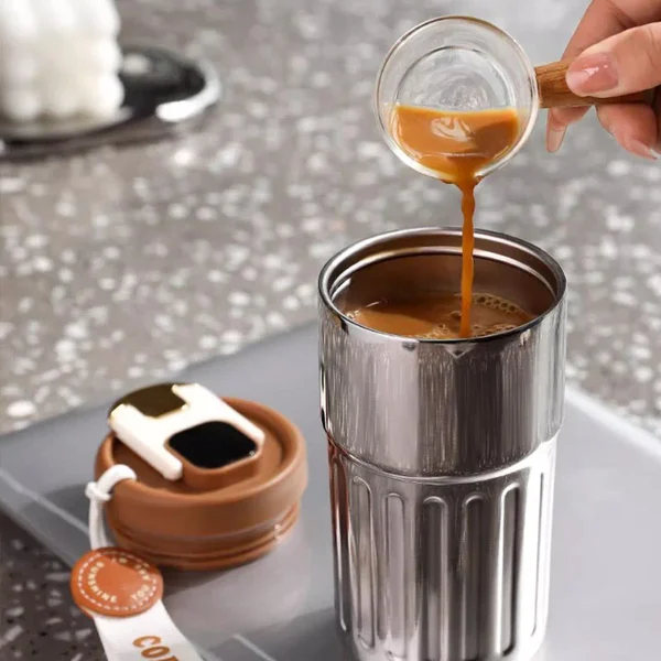 Coffee Thermos With Temperature Display-Grand Kitchen