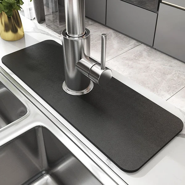Diatomite Faucet Absorbent Mat-Grand Kitchen