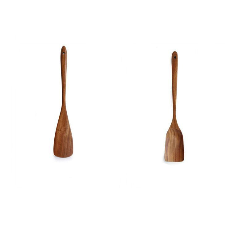 Teak Natural Wood Tableware Spoon Colander Spoon Special Soup Skimmer-Grand Kitchen