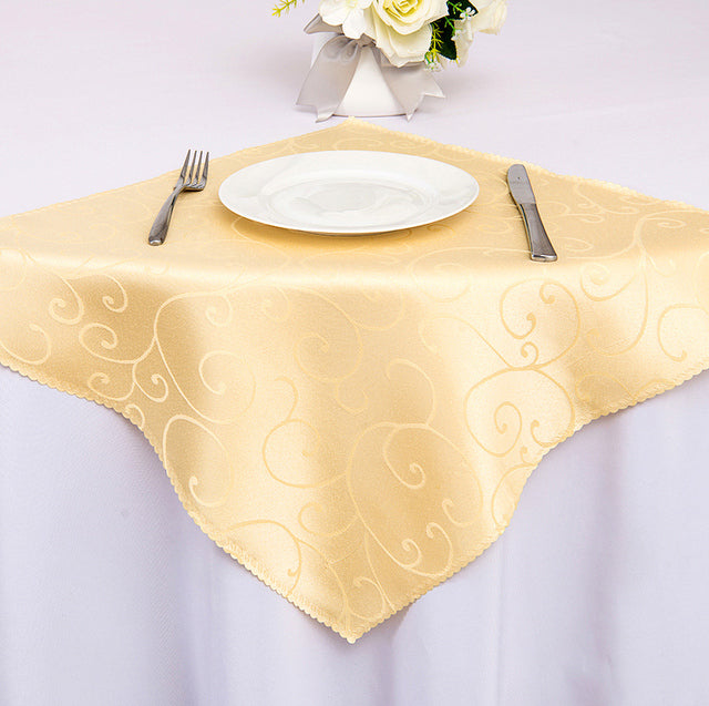 10pcs Polyester Jacquard Table Napkin Dinner Napkins Handkerchiefs-Grand Kitchen