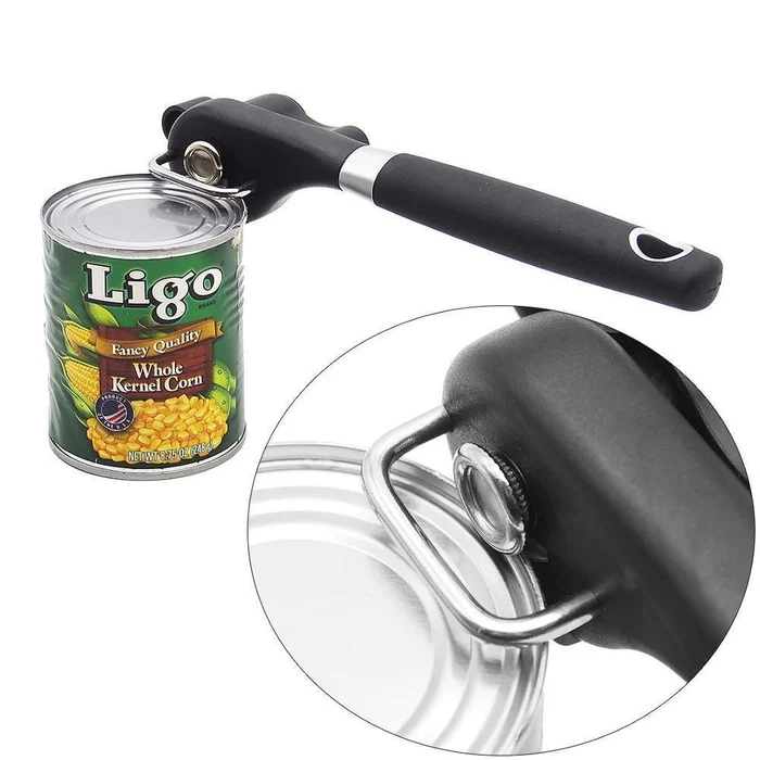 Stainless Steel Safe Cut Can Opener-Grand Kitchen