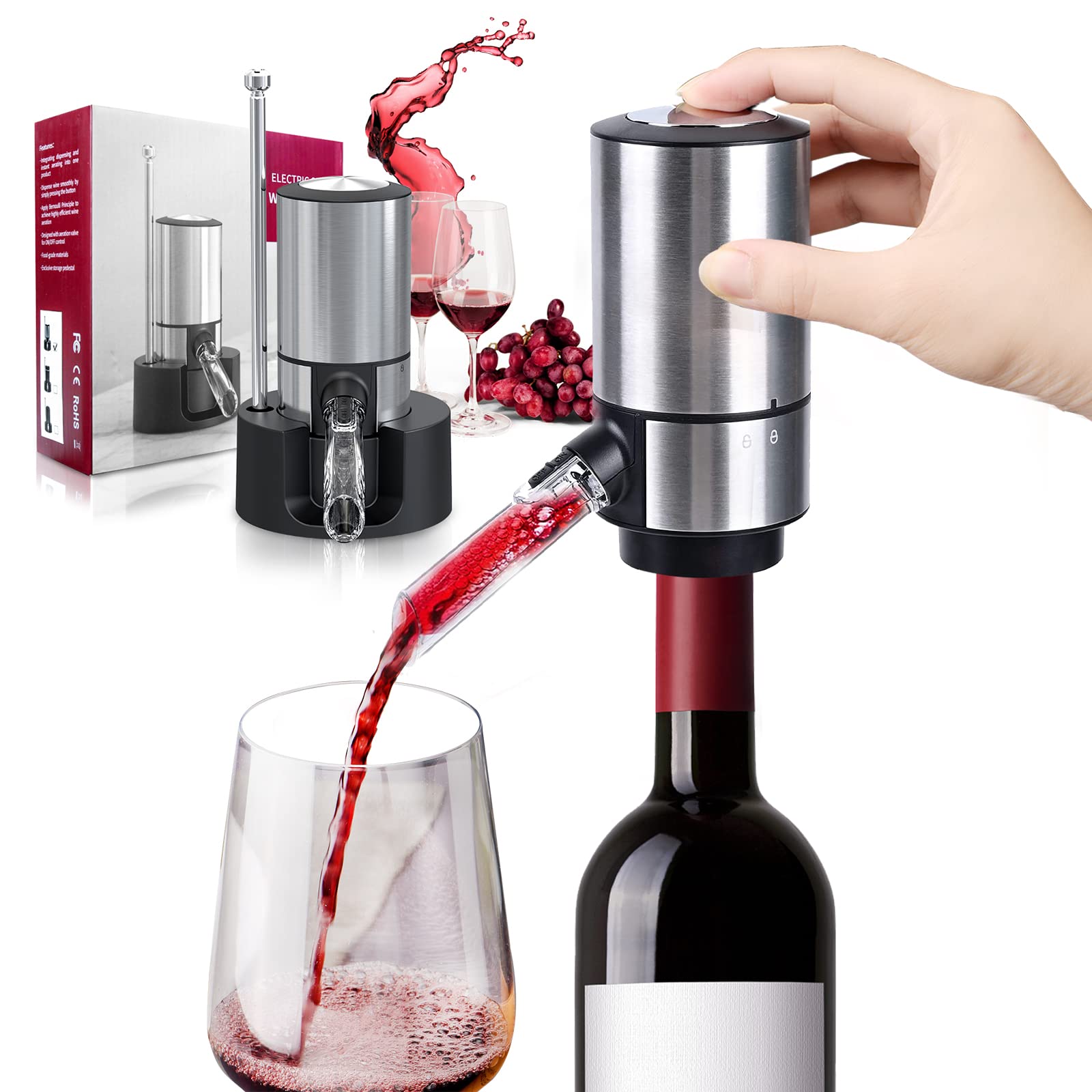 🔥2023 HOT SALE - Electric Wine Aerator Pourer-Grand Kitchen