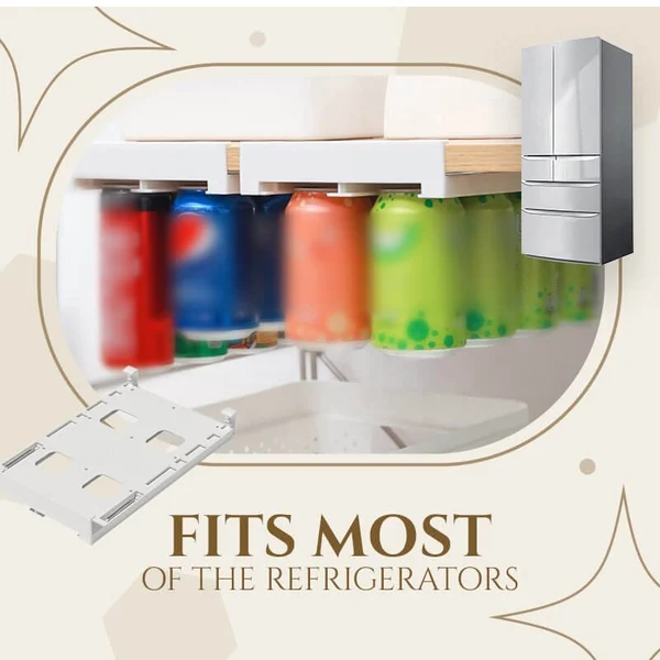 Hanging Soda Can Storage Rack For Fridge-Grand Kitchen