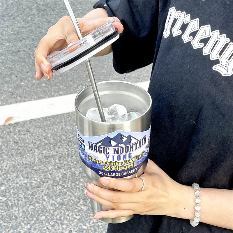 🔥Summer Hot sale-Car Cup 304 Stainless Thermos Steel Flask-Grand Kitchen