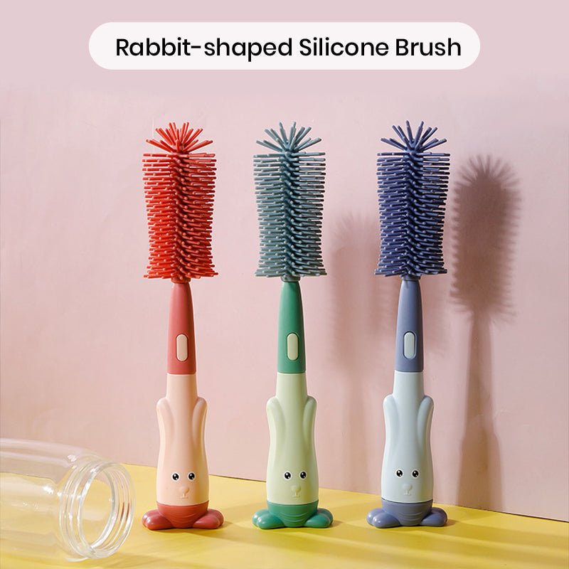 Food Grade 3 in 1 Baby Bottle Cleaning Brush-Grand Kitchen